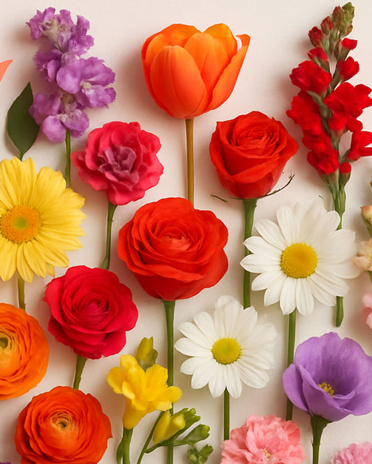 Loose cut flowers
